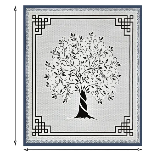 Blue_Cotton_Kashmira_Premium_Tree_Of_Life_Double_Bedsheet_With_Pillow_Cover_100_X_108_Cm